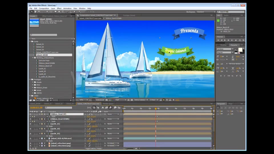 Yacht Sailing Island Travel Intro - Download Videohive 4832040