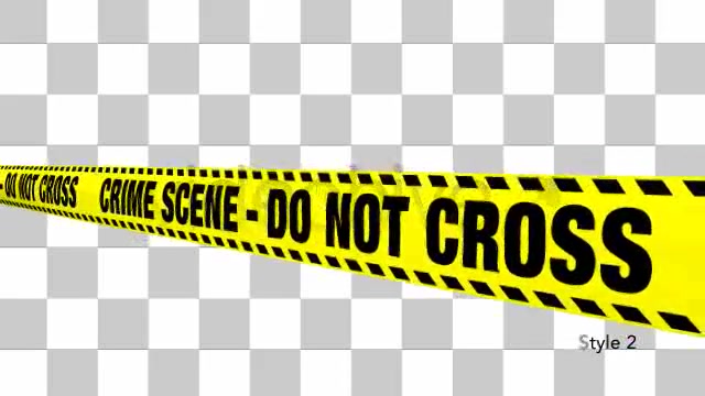 Yellow Crime Scene Do Not Cross Tape 5 Videos - Download Videohive 4935246