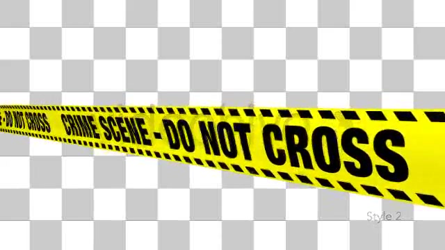 Yellow Crime Scene Do Not Cross Tape 5 Videos - Download Videohive 4935246