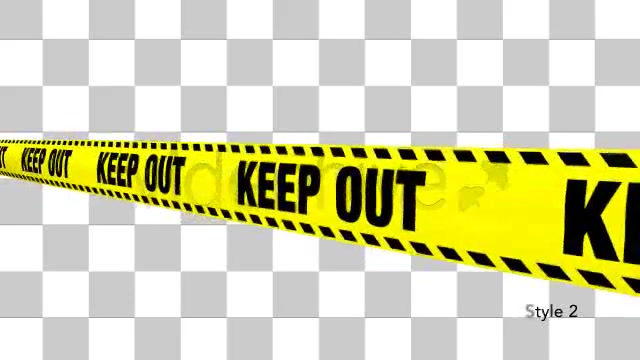 Yellow Keep Out Boundary Tape 5 Videos - Download Videohive 4935607