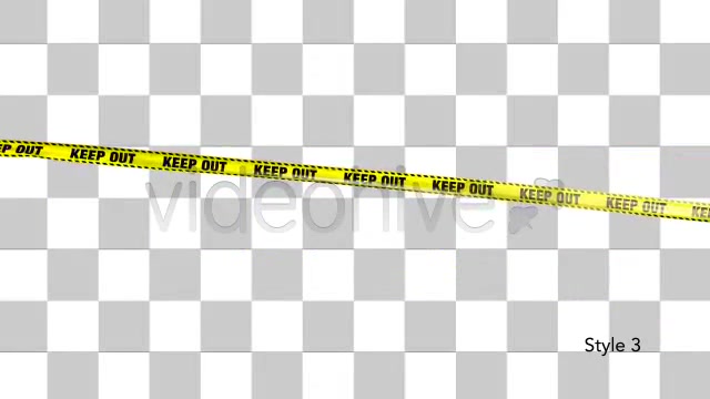 Yellow Keep Out Boundary Tape 5 Videos - Download Videohive 4935607