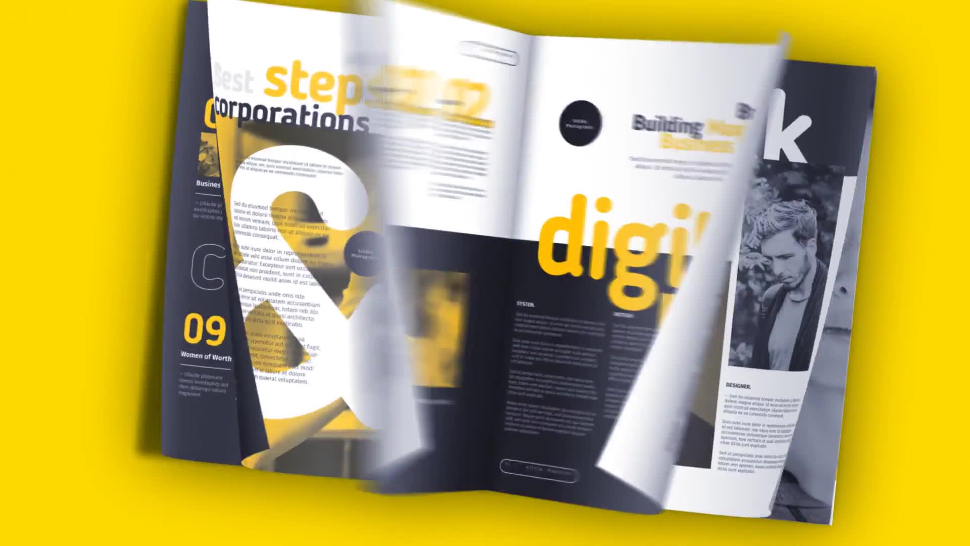 Yellow Magazine Promotion Videohive 37459211 After Effects Image 2
