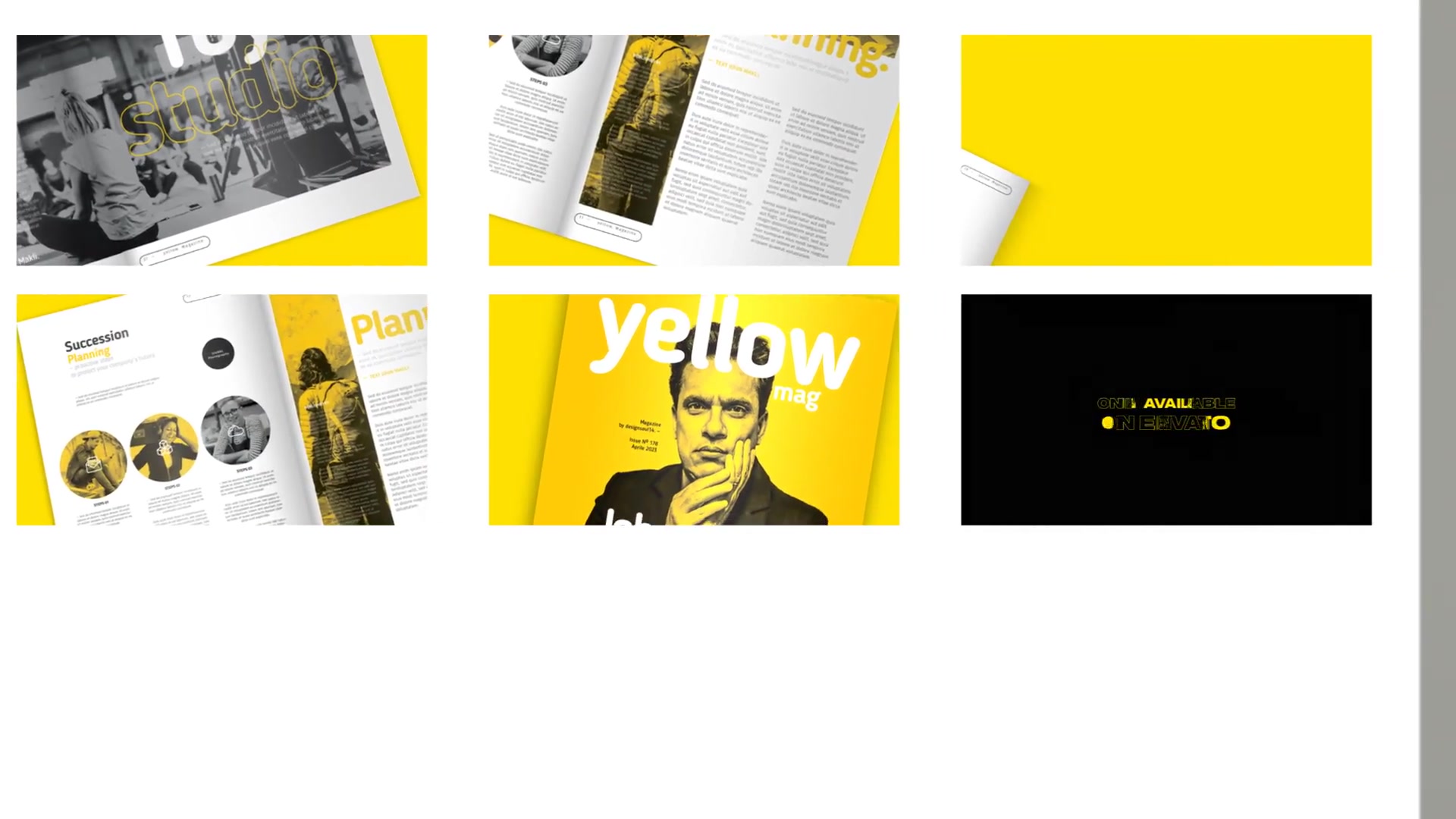 Yellow Magazine Promotion Videohive 37459211 After Effects Image 9