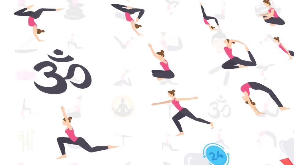 Yoga Icons Videohive 37622544 After Effects Image 3