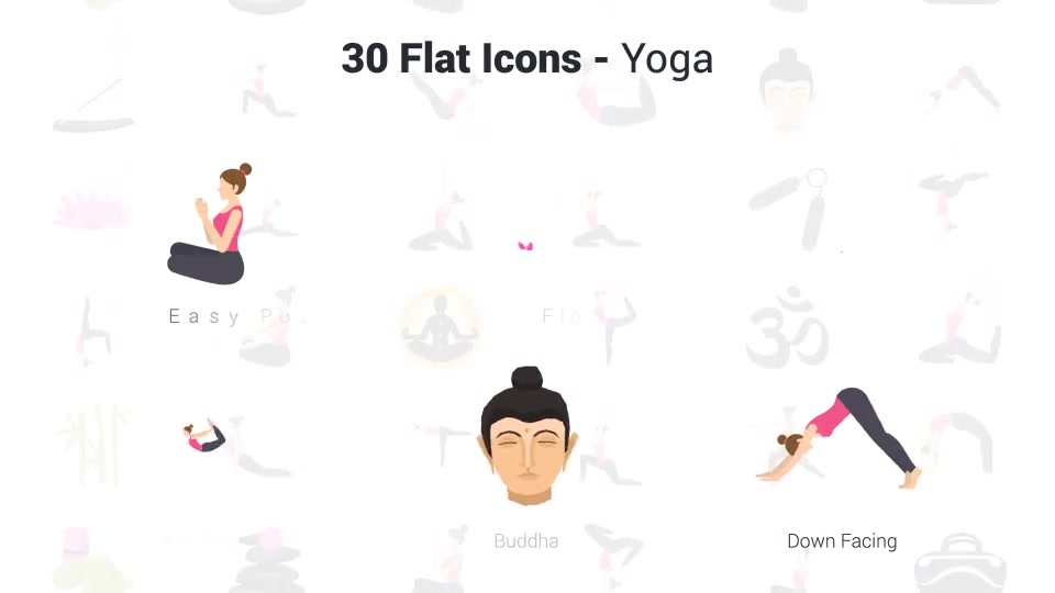 Yoga Icons Videohive 37622544 After Effects Image 7