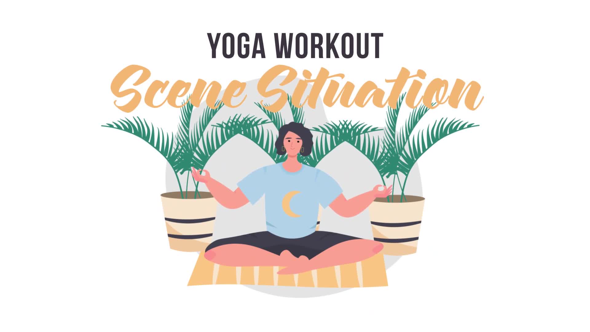 Yoga workout Scene Situation Videohive 32350362 After Effects Image 1