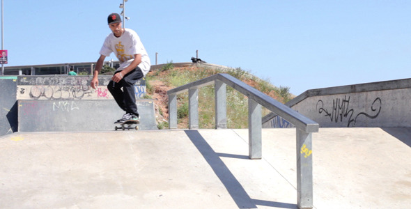 Young Man Skateboarding - Download Videohive 11453854