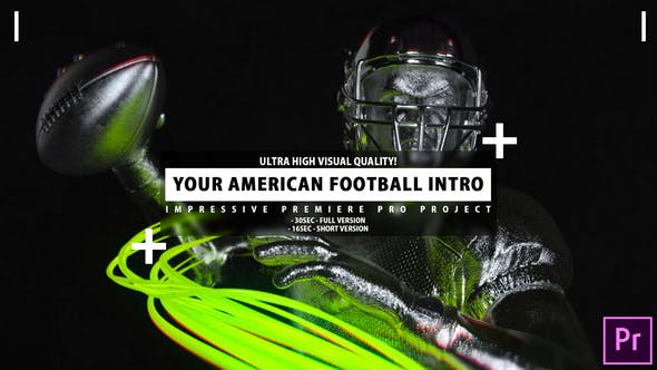 Your American Football Intro Football Promo Premiere Pro - Videohive Download 34463842