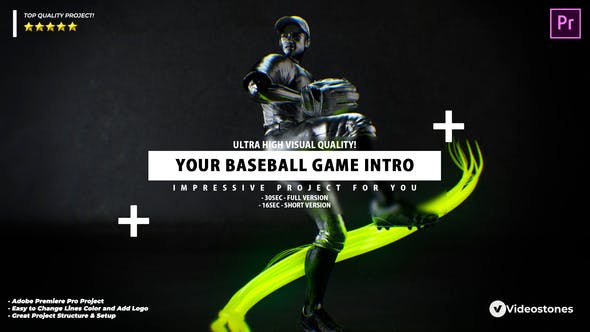 Your Baseball Intro Baseball Promo Video Premiere Pro - Videohive Download 34269958