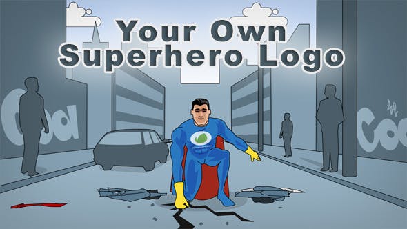 free logo creator superhero theme