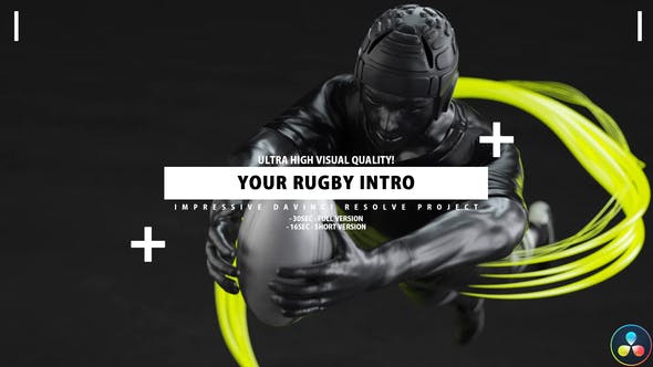 Your Rugby Intro Rugby Opener DaVinci Resolve - 35492246 Download Videohive