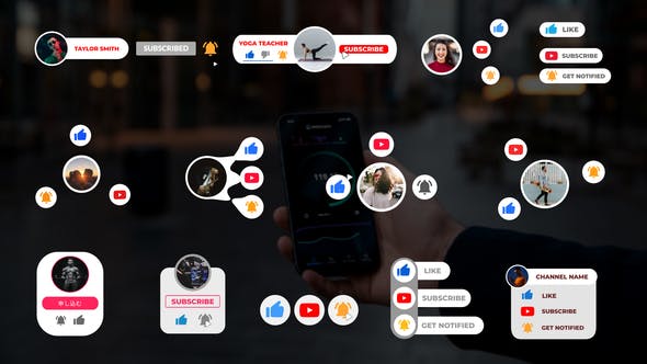 Youtube Buttons Pack || FCPX - Videohive 33184715 Download