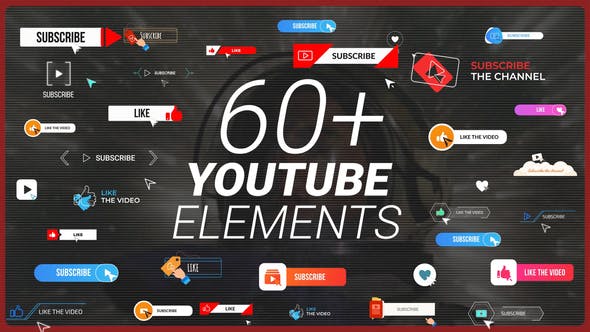 YouTube Buttons Subscribe Pack - 31404809 Download Videohive