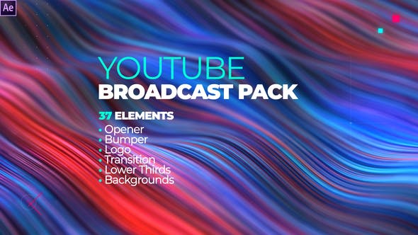 YouTube Channel Broadcast Pack 37 Elements - Videohive Download 28418575