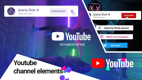 Youtube Channel Elements - 31479141 Videohive Download