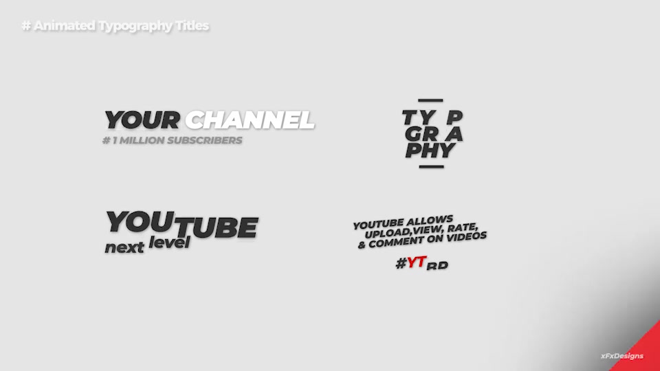 YouTube Channel Essentials Videohive 25502323 After Effects Image 6