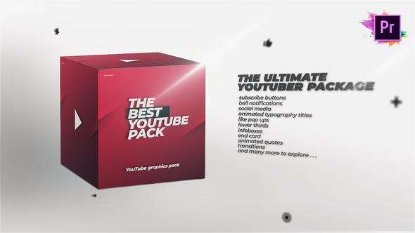 YouTube Channel Graphics For Premiere Pro - Download Videohive 25545788