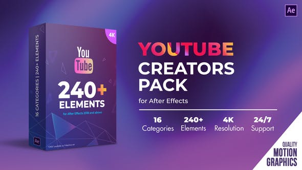 Youtube Creators Pack - 31232789 Videohive Download