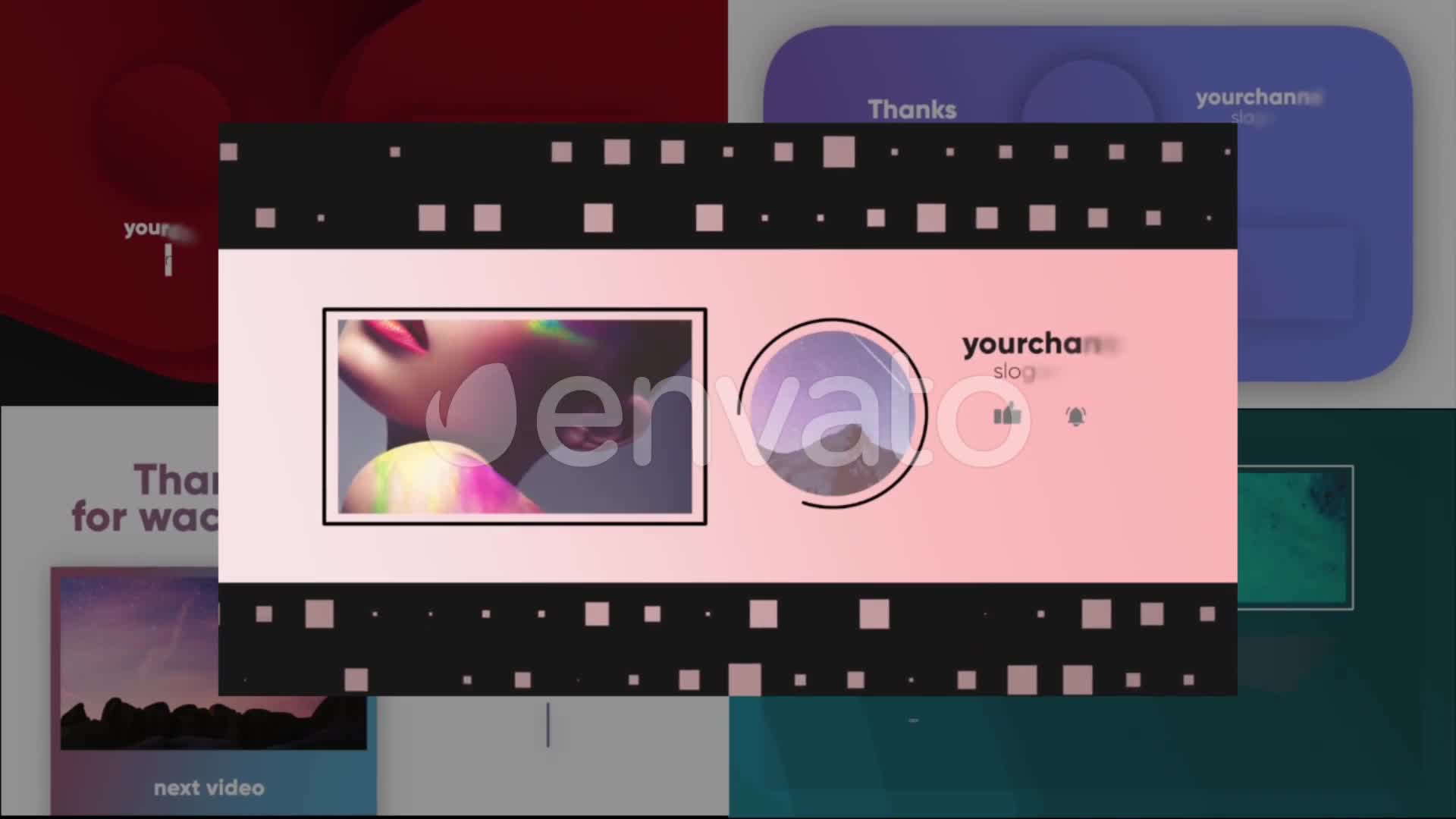 Youtube End Cards Final Cut Pro Videohive 26342589 Apple Motion Image 1