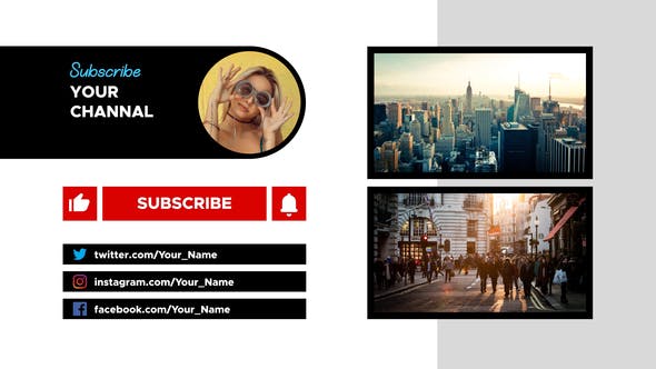 YouTube End Screen - 26544112 Download Videohive