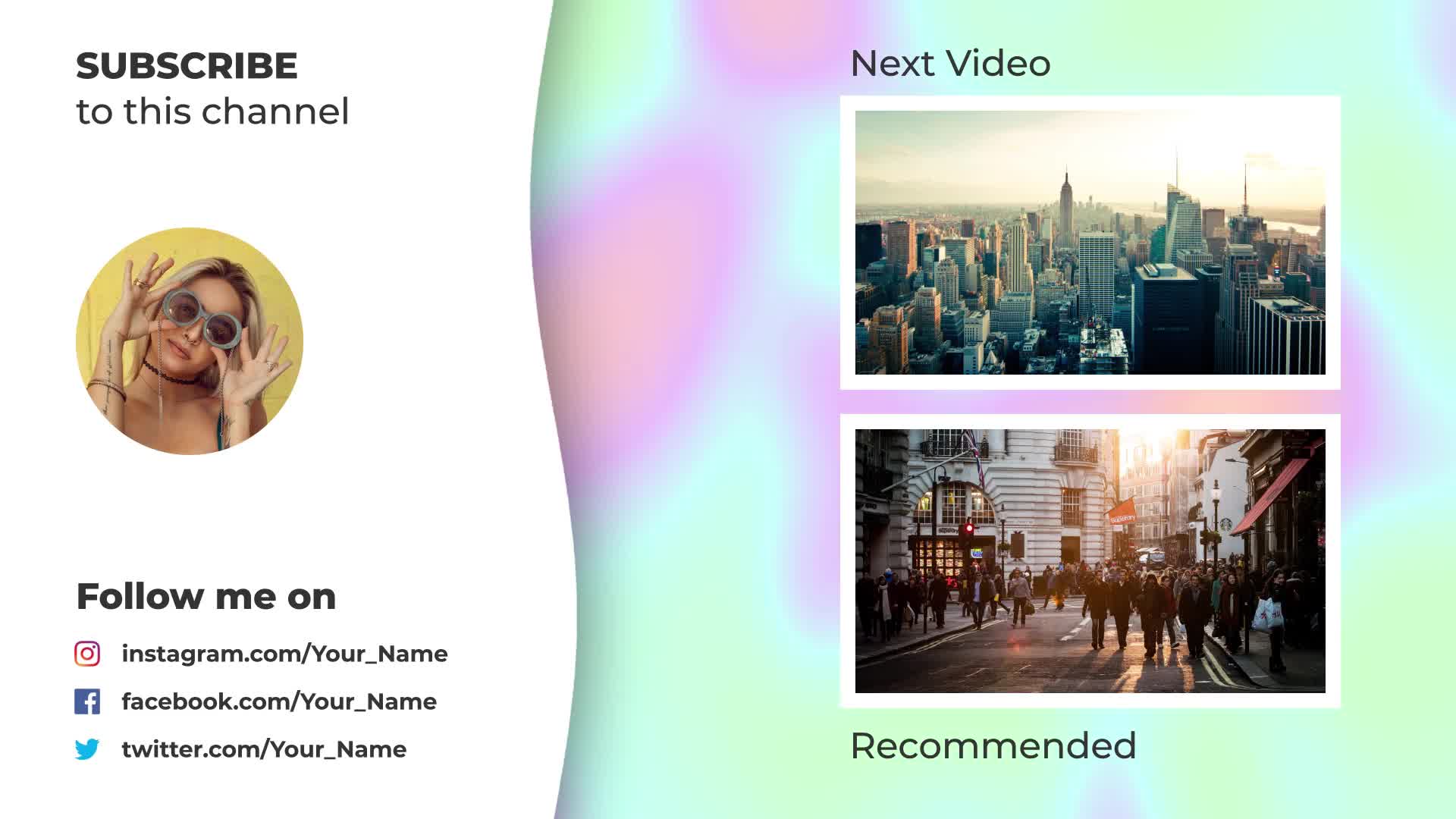 YouTube End Screen Set 2 | Essential Graphics Videohive 27054328 Premiere Pro Image 9