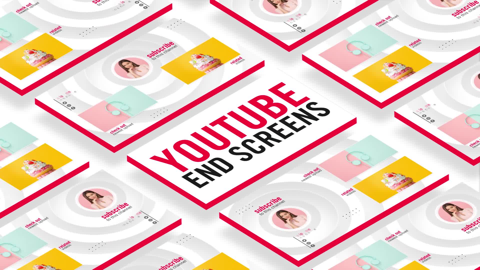 YouTube End Screens Videohive 26265896 Premiere Pro Image 1