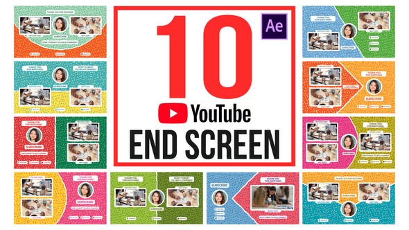 YouTube End Screens - 32821323 Videohive Download