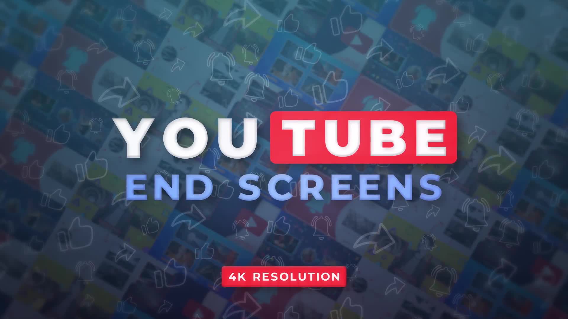 YouTube End Screens 4K v.2 Videohive 32809059 After Effects Image 1