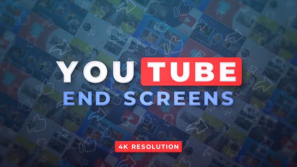YouTube End Screens 4K v.2 - 32809059 Videohive Download
