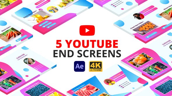 YouTube End Screens | After Effects - Download Videohive 29148812