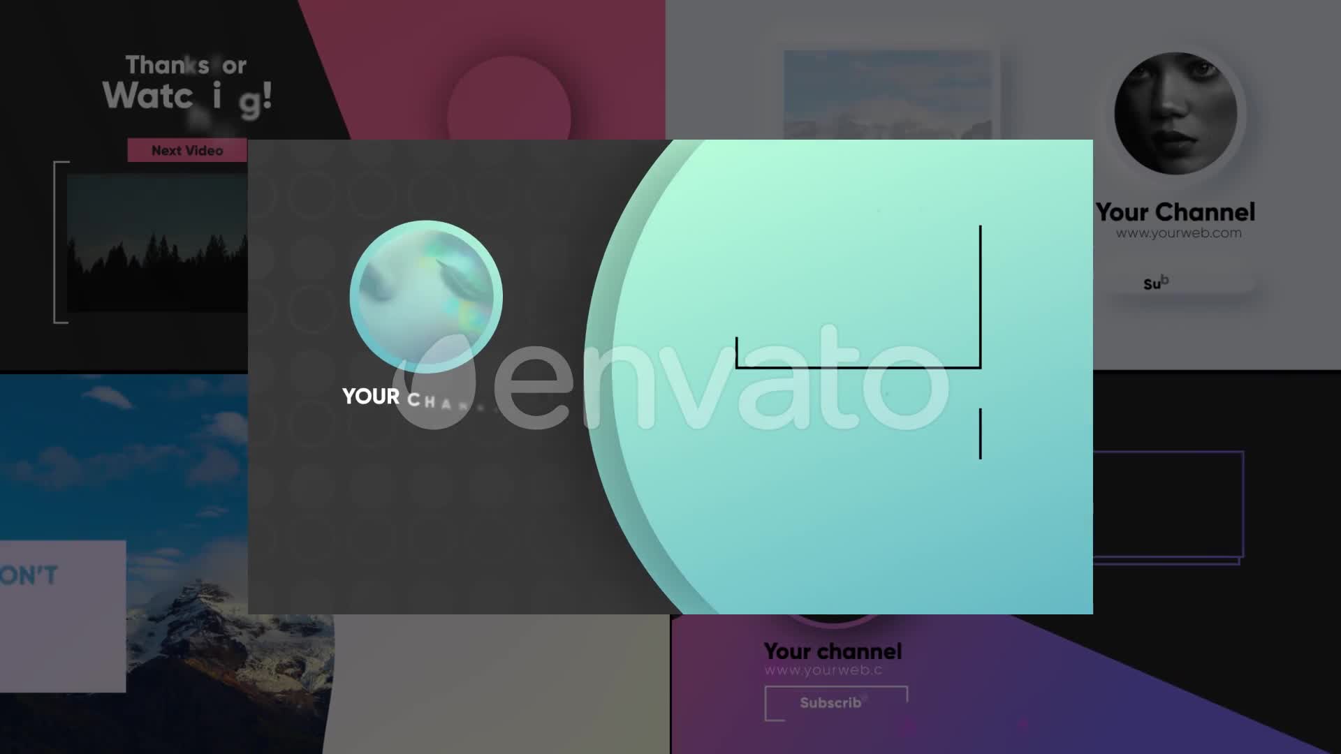 Youtube End Screens Videohive 26117296 After Effects Image 1