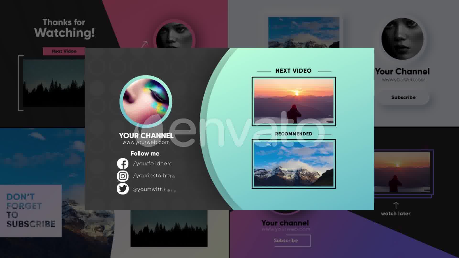 Youtube End Screens Videohive 26117296 After Effects Image 13