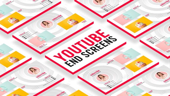YouTube End Screens - Download Videohive 25418754