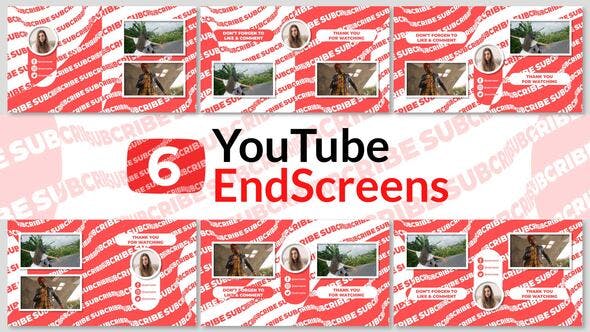 Youtube End Screens Pack - Videohive 33402672 Download