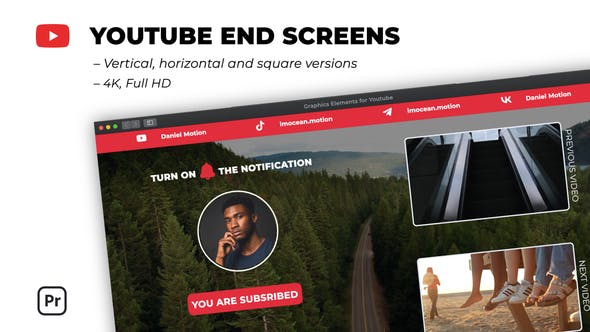 Youtube End Screens - Videohive 38442726 Download