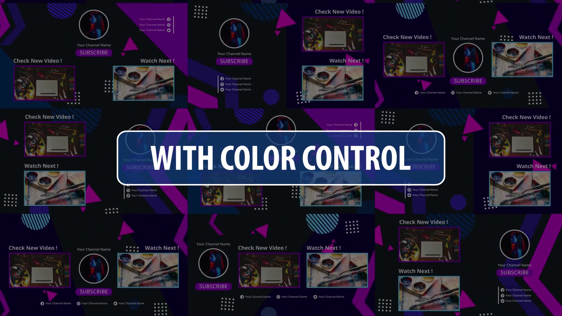 YouTube End Screens Vol.4 | After Effects Videohive 29369285 After Effects Image 3