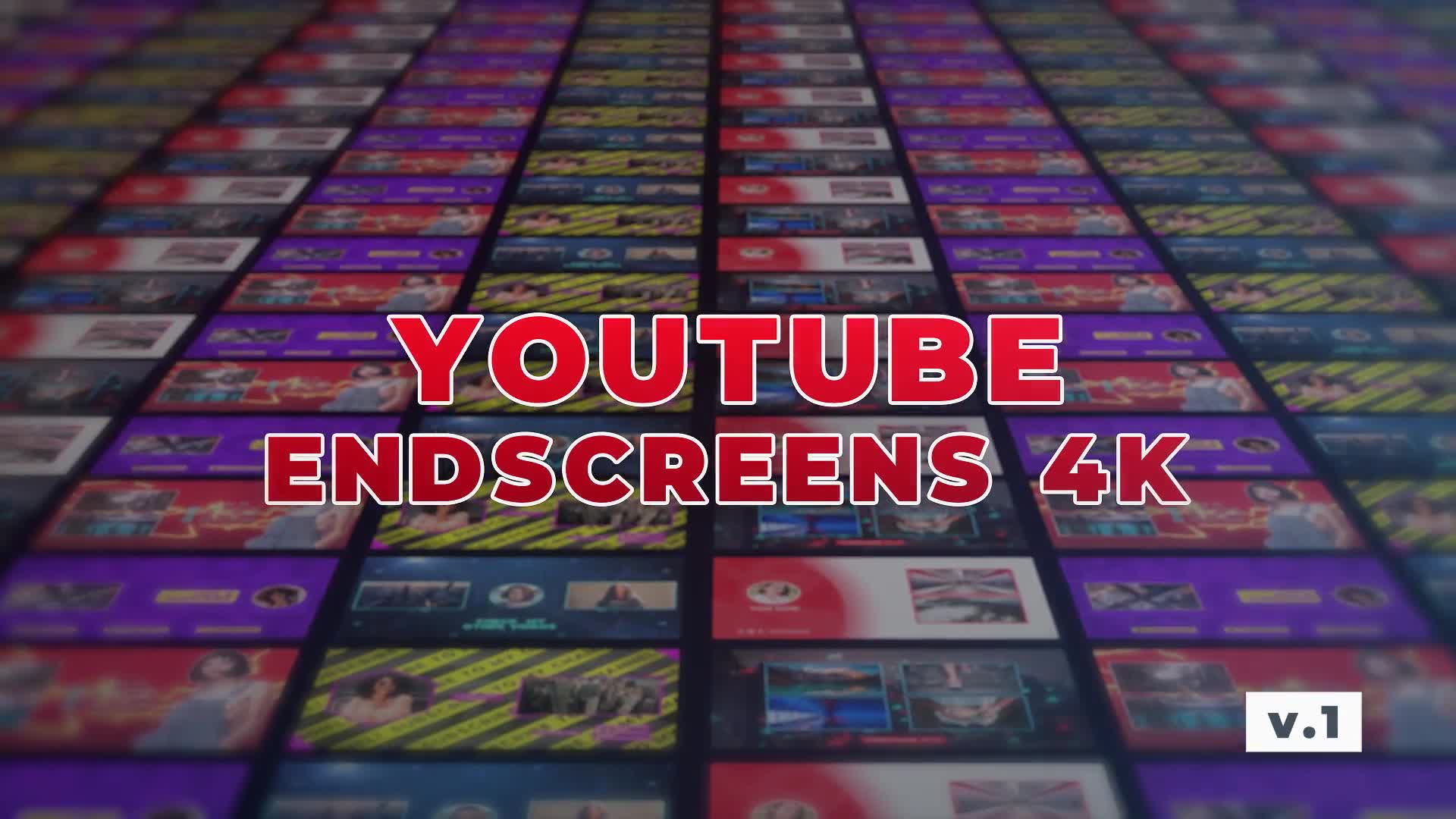 YouTube EndScreens 4K v.1 Videohive 26838437 After Effects Image 1