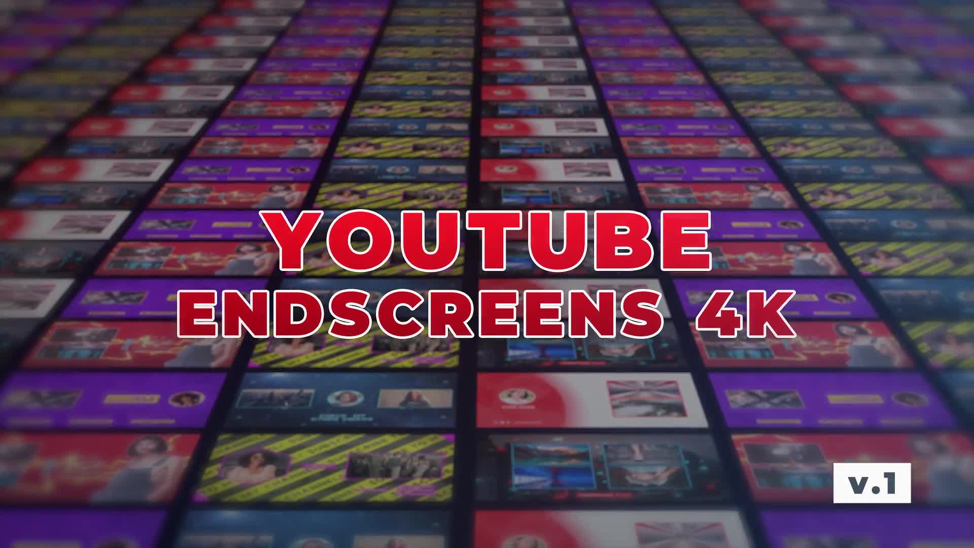 YouTube EndScreens 4K v.1 Videohive 27316011 Premiere Pro Image 1
