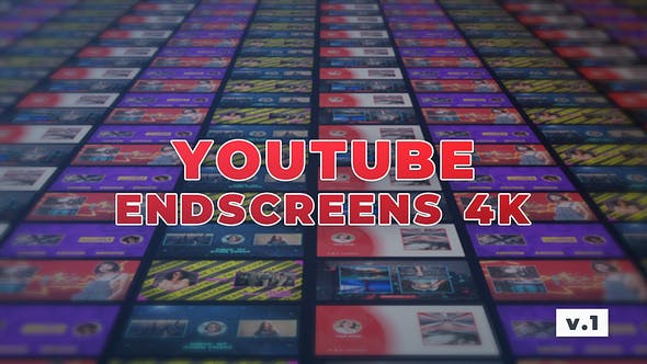 YouTube EndScreens 4K v.1 - 27316011 Videohive Download