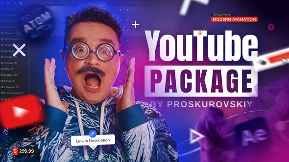 YouTube Essential Library | After Effects - Download Videohive 38510264