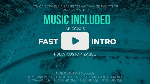 Youtube Fast Intro - 21797779 Videohive Download