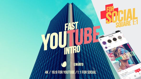 Youtube Fast Intro 4 - 22488989 Download Videohive