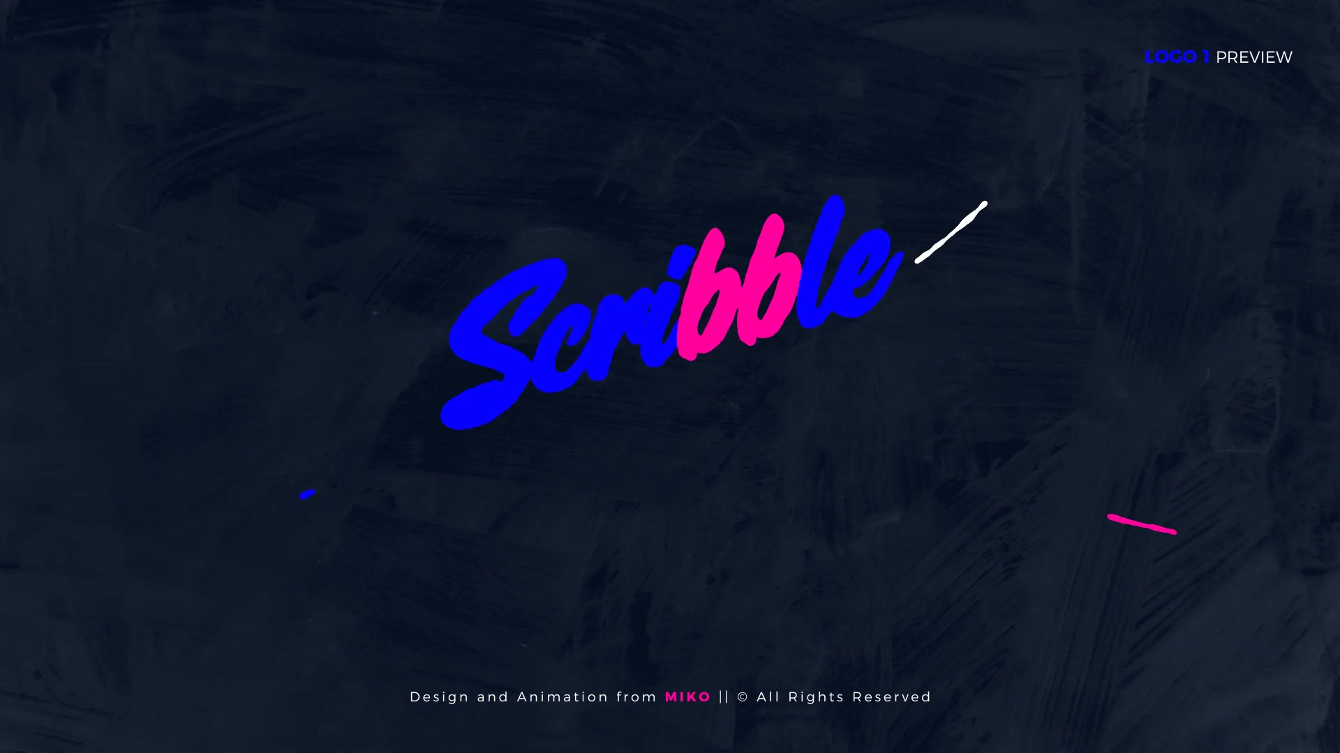 Youtube intro Scribble Logo Openers Videohive 22522266 After Effects Image 4