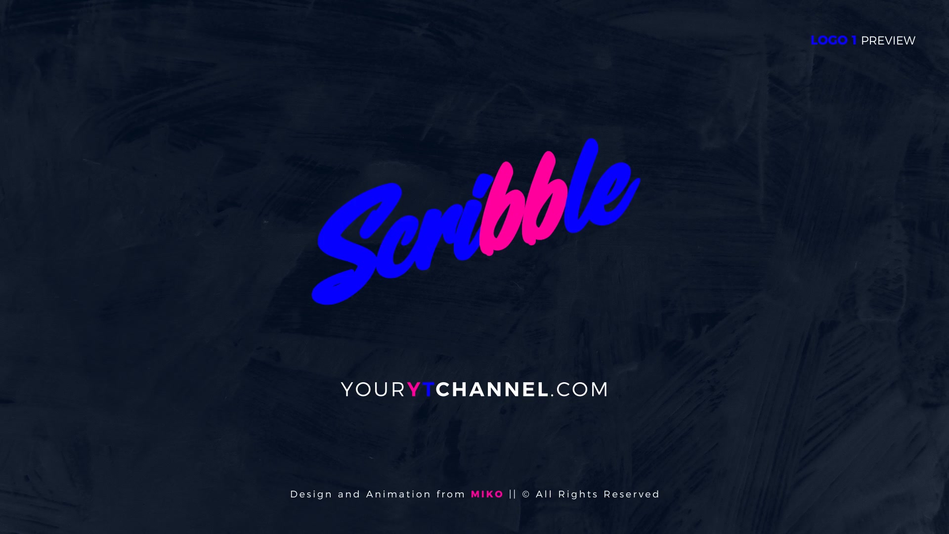 Youtube intro Scribble Logo Openers Videohive 22522266 After Effects Image 5