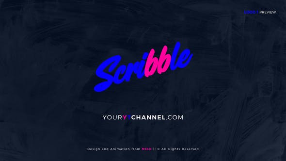 Youtube intro Scribble Logo Openers - Download Videohive 22522266