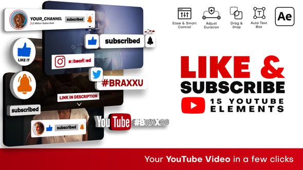 YouTube Like & Subscribe - Download Videohive 37971002