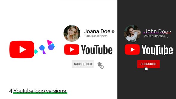 Youtube Logo Subscribe - Download Videohive 28118148