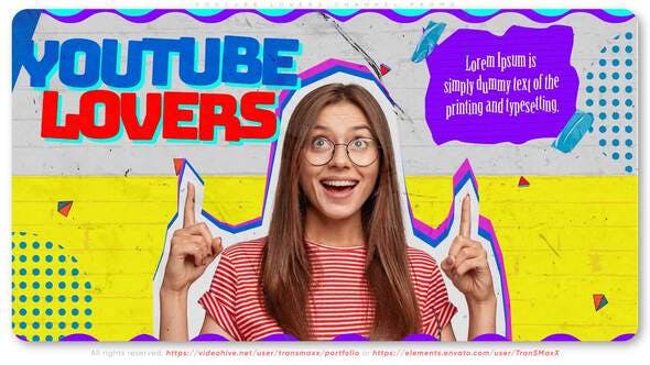 Youtube Lovers Channel Promo - Videohive 35175596 Download