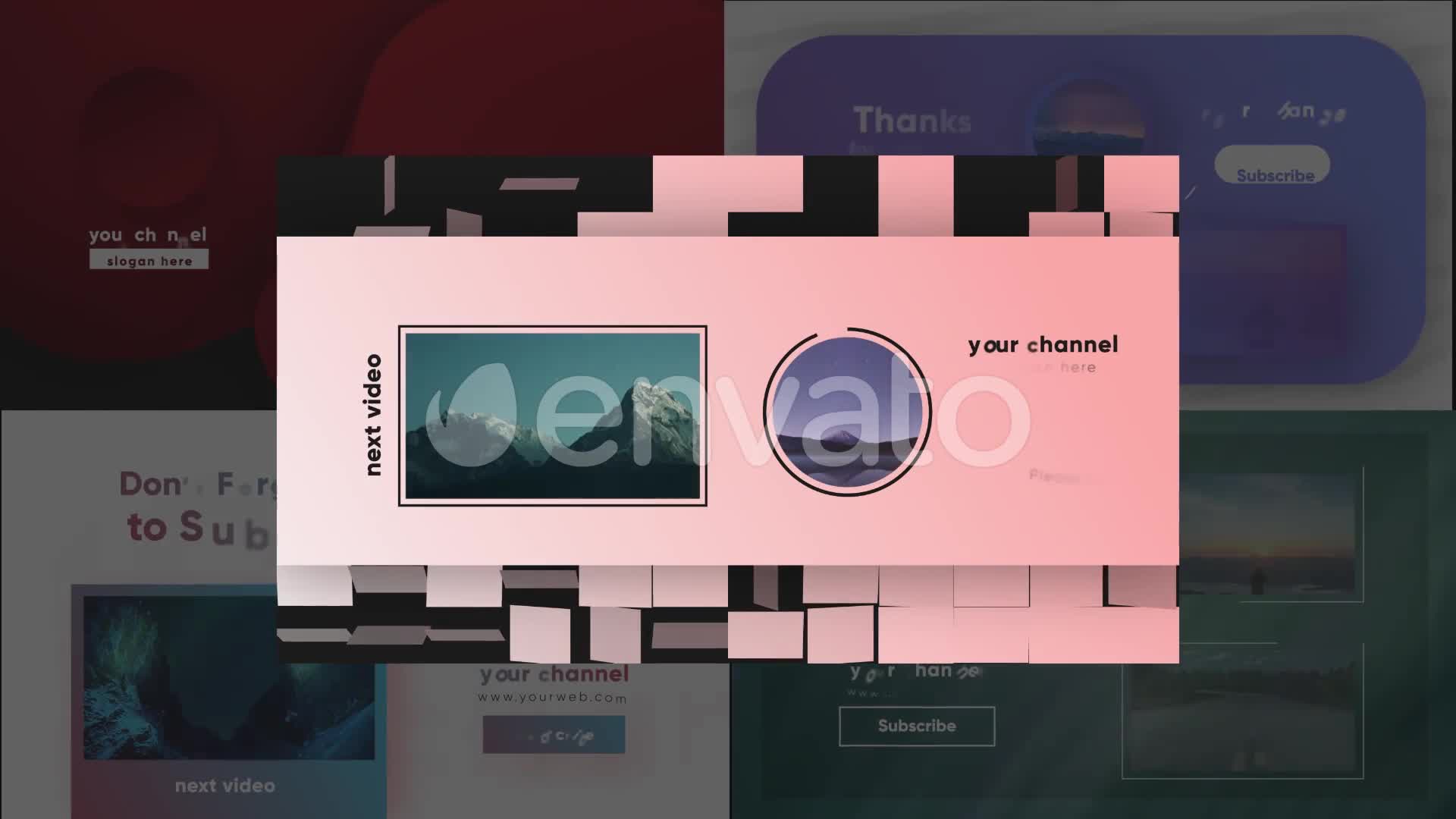 Youtube Modern Endscreens Videohive 30680764 After Effects Image 1