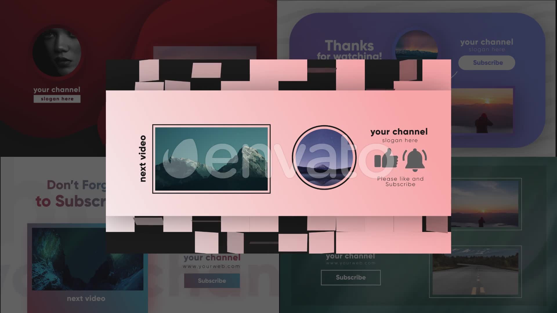 Youtube Modern Endscreens Videohive 30680764 After Effects Image 2